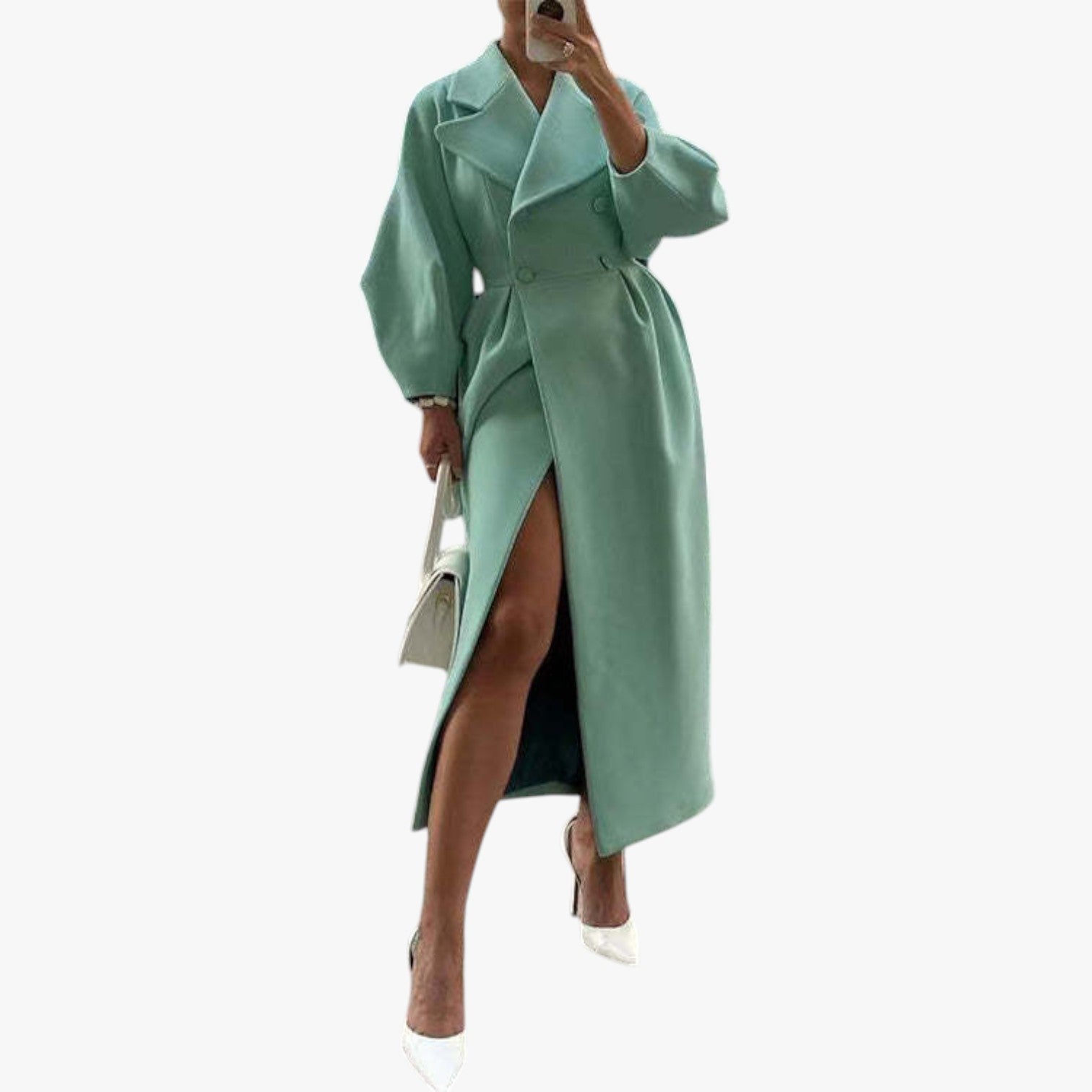 Aravella - Wollmantel im Vintage-Stil für Damen