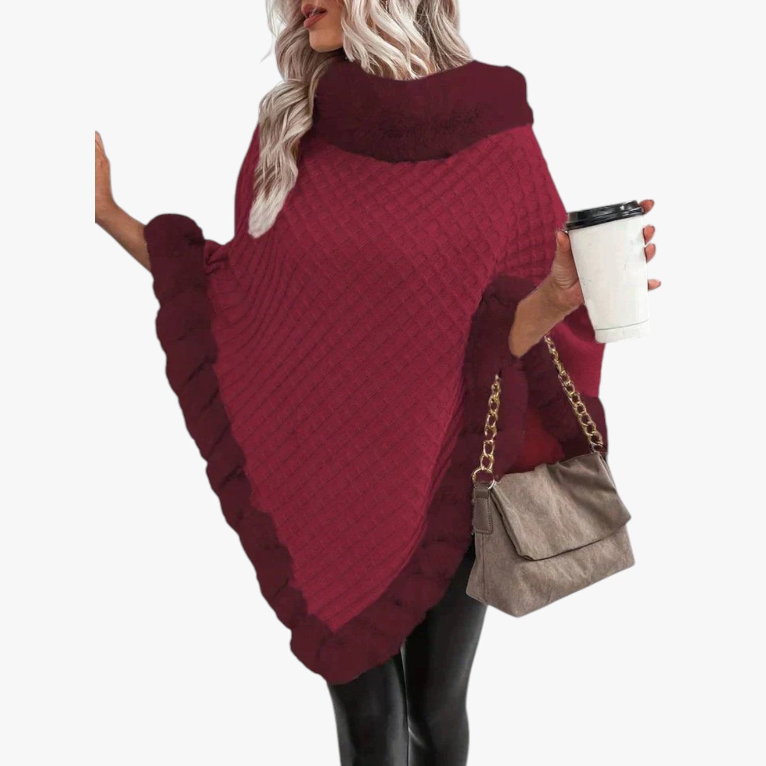 Arriane - übergroßen Grobstrickpullover für Damen