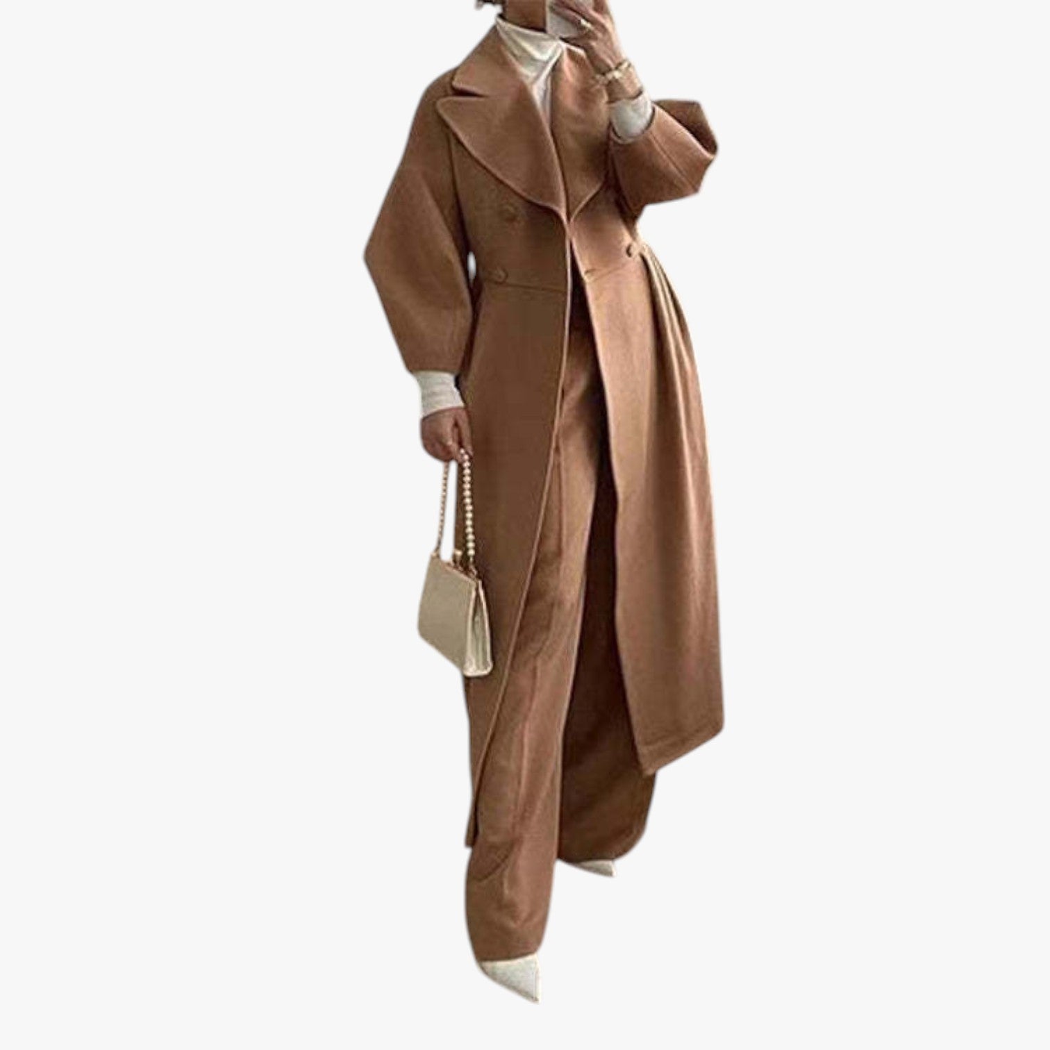 Aravella - Wollmantel im Vintage-Stil für Damen
