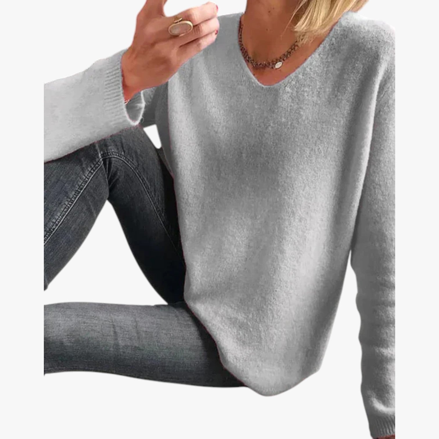 Zyra - Langarmpullover für Damen