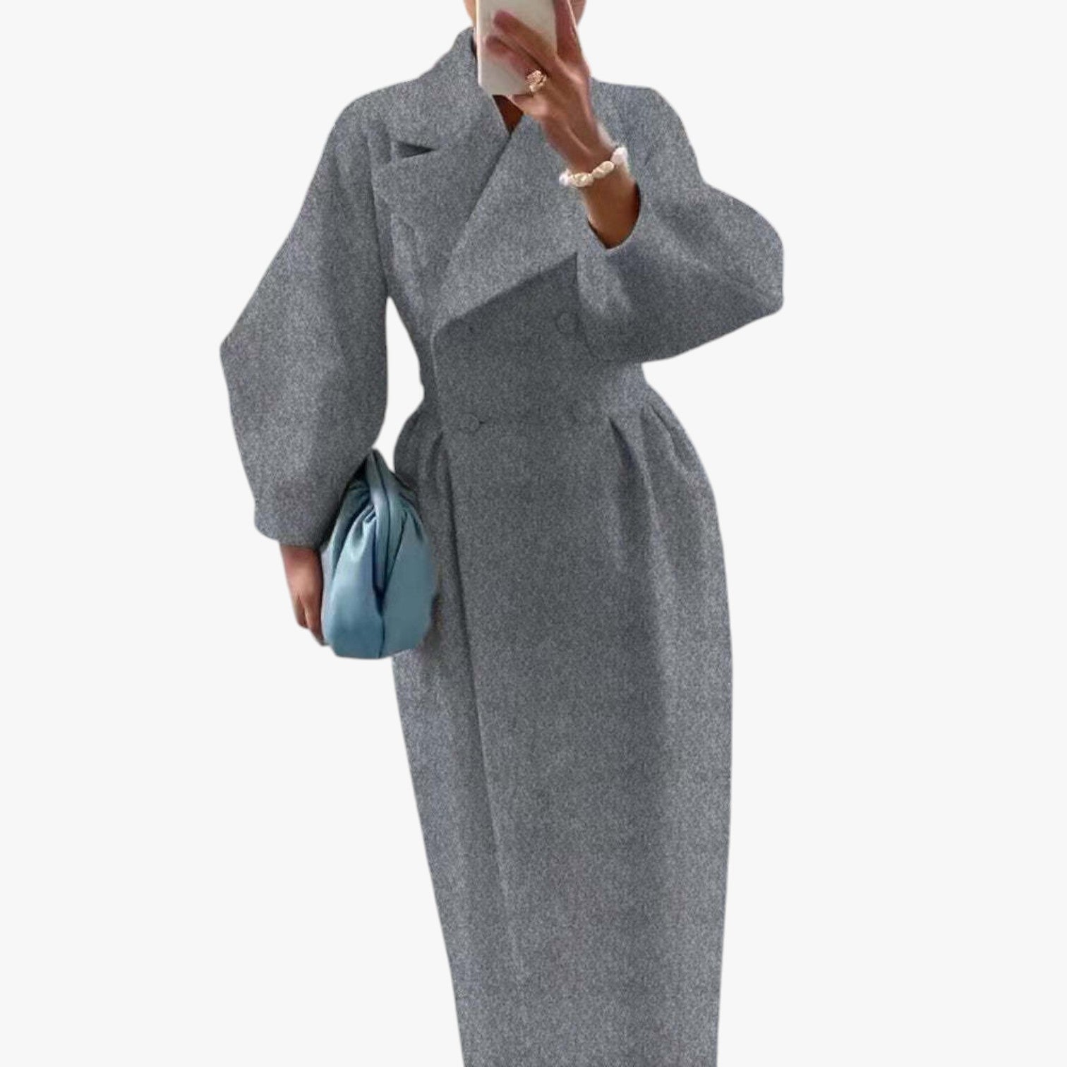 Aravella - Wollmantel im Vintage-Stil für Damen