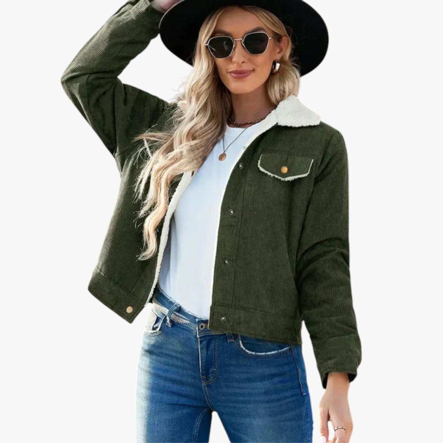 Ella - Cord-Winterjacke für Damen
