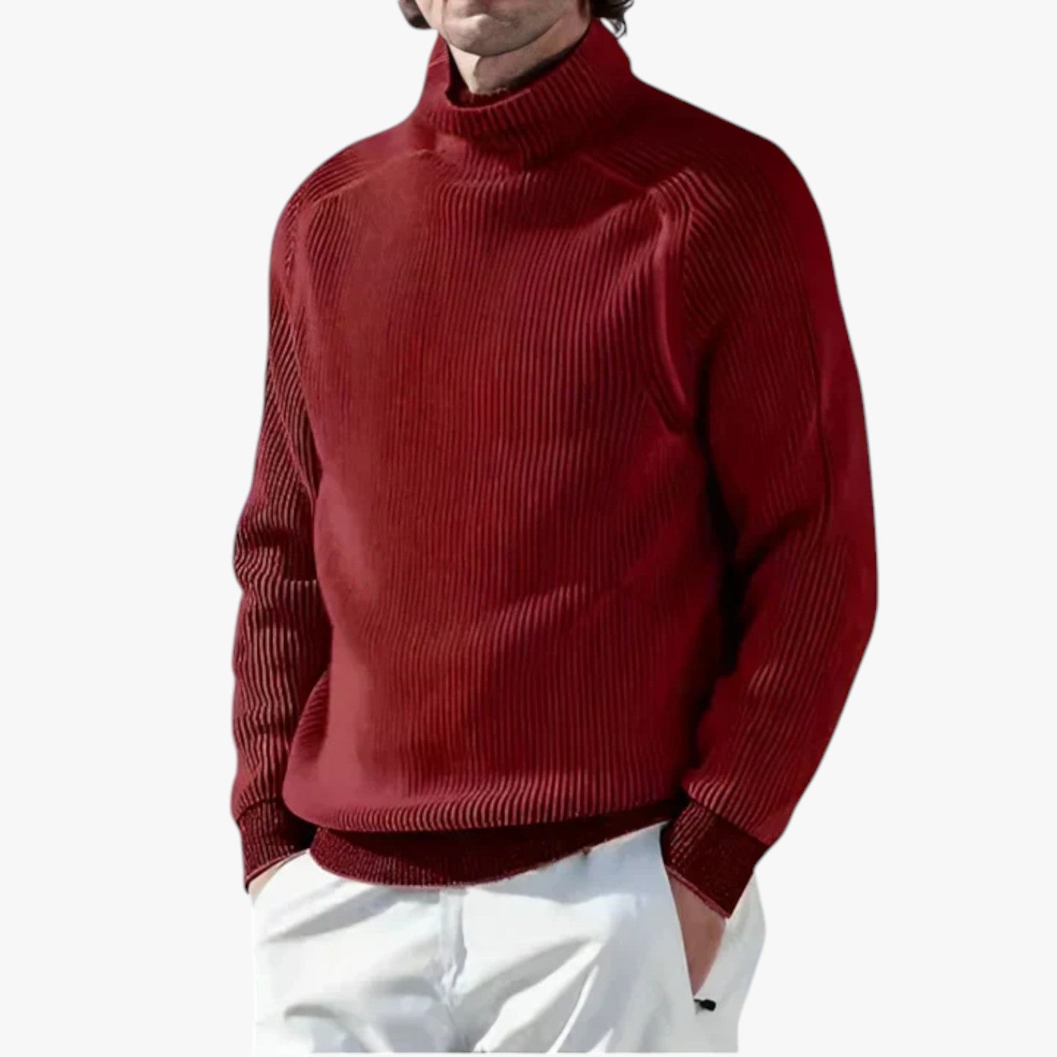 Yurio - Rollkragen-Sweatshirt für Herren