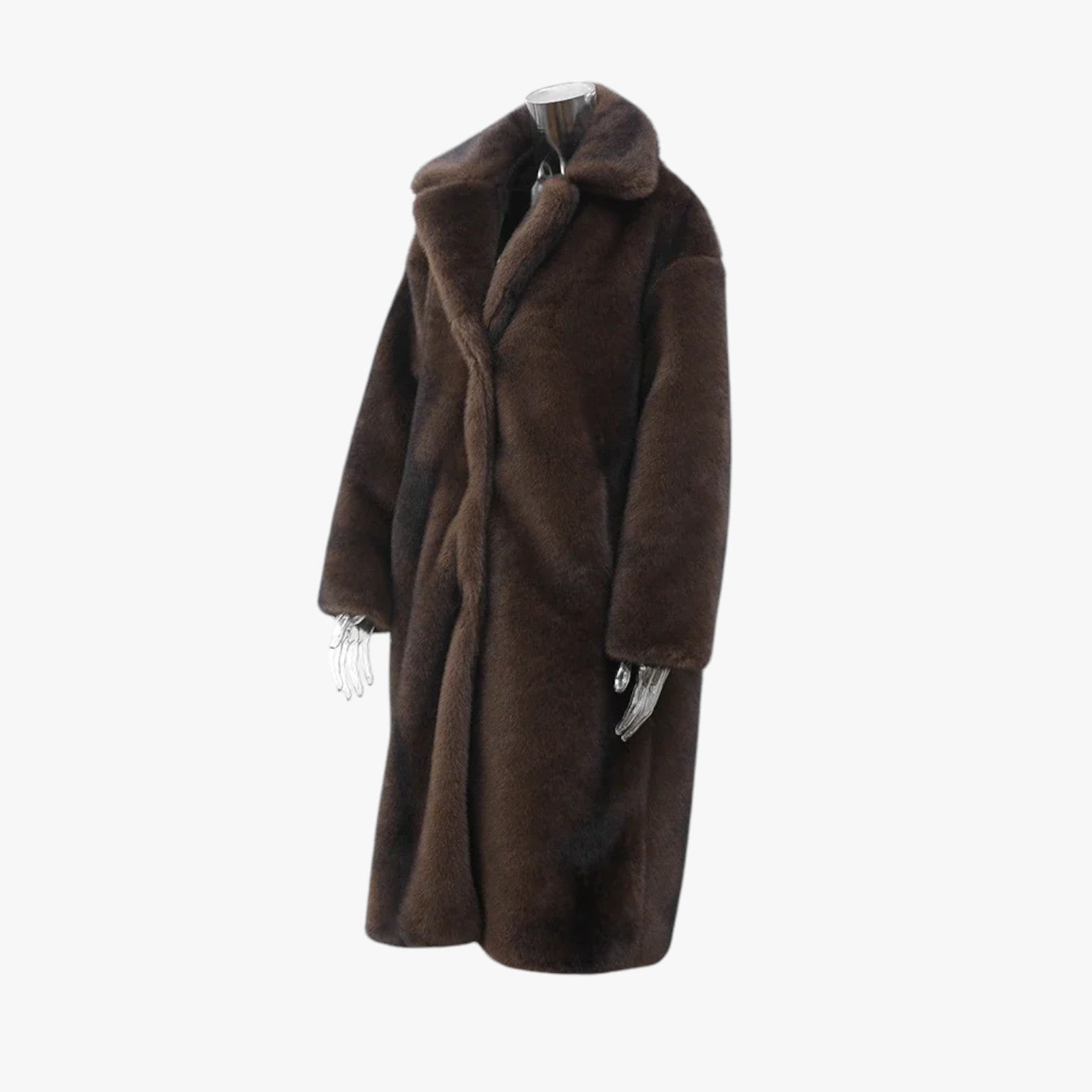 Lianora - Kunstpelz-Wintermantel für Damen
