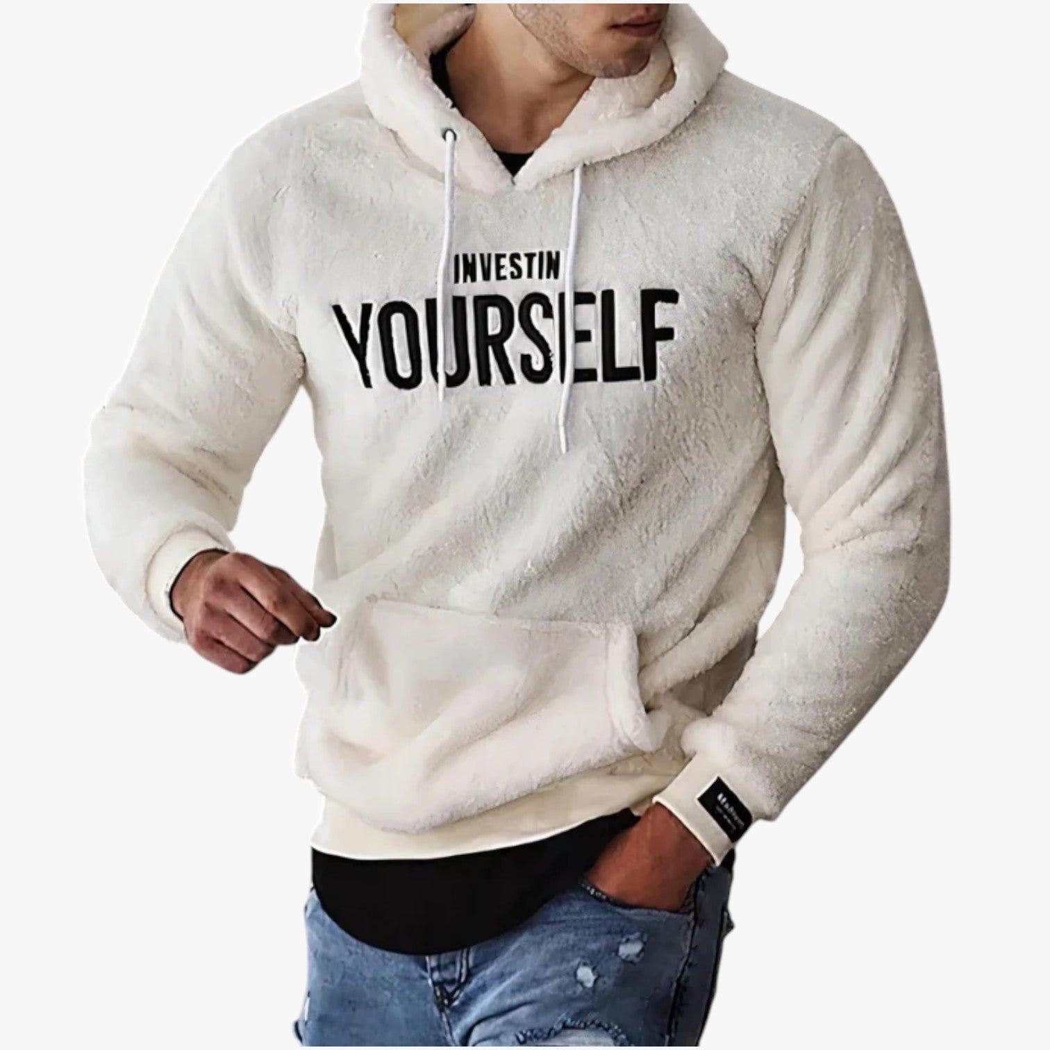 Alto - Plüsch-Kapuzenpullover für Herren
