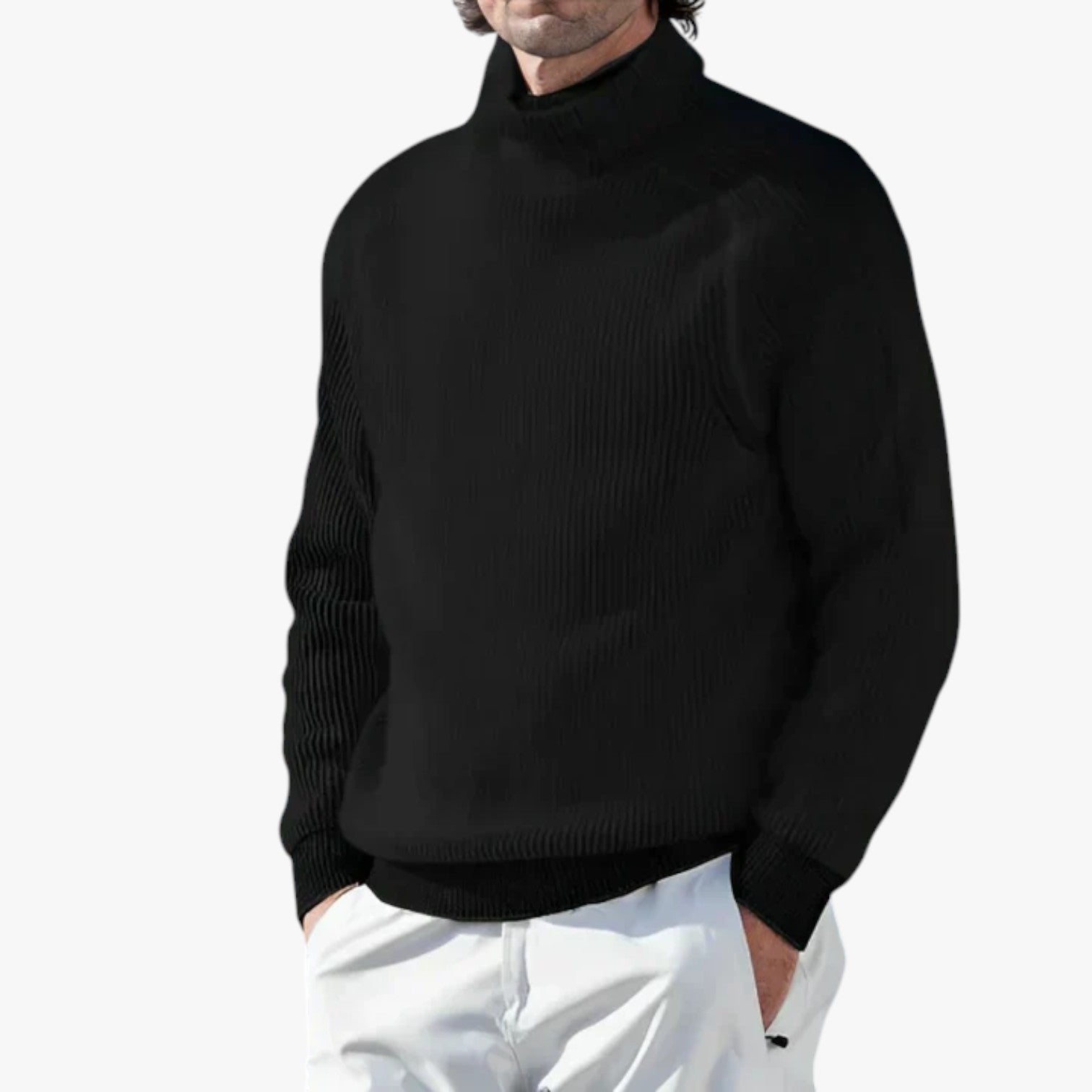 Yurio - Rollkragen-Sweatshirt für Herren