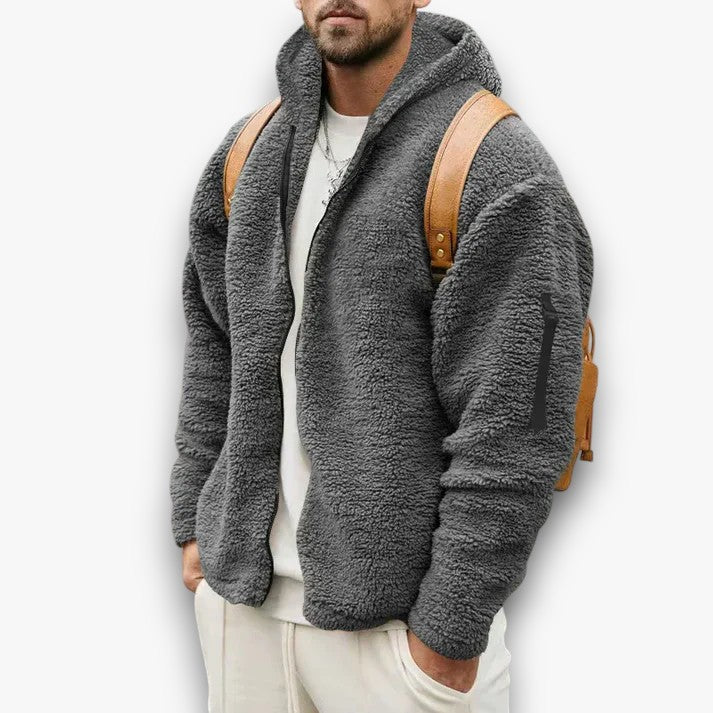 Azelio - Fleece-Hoodie für Herren