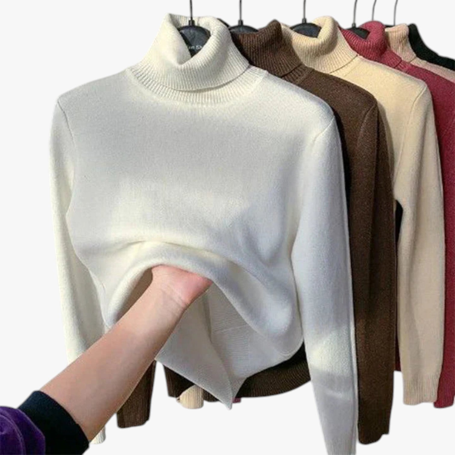 Yassi - Rollkragenpullover für Damen