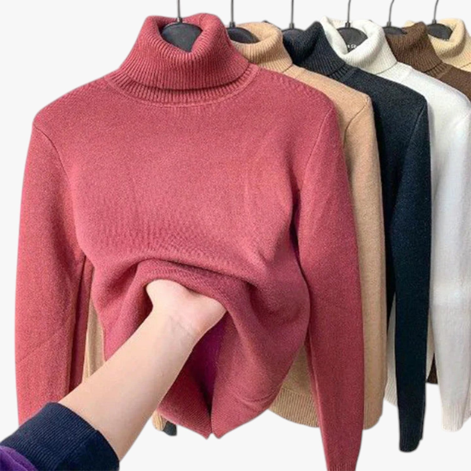 Yassi - Rollkragenpullover für Damen