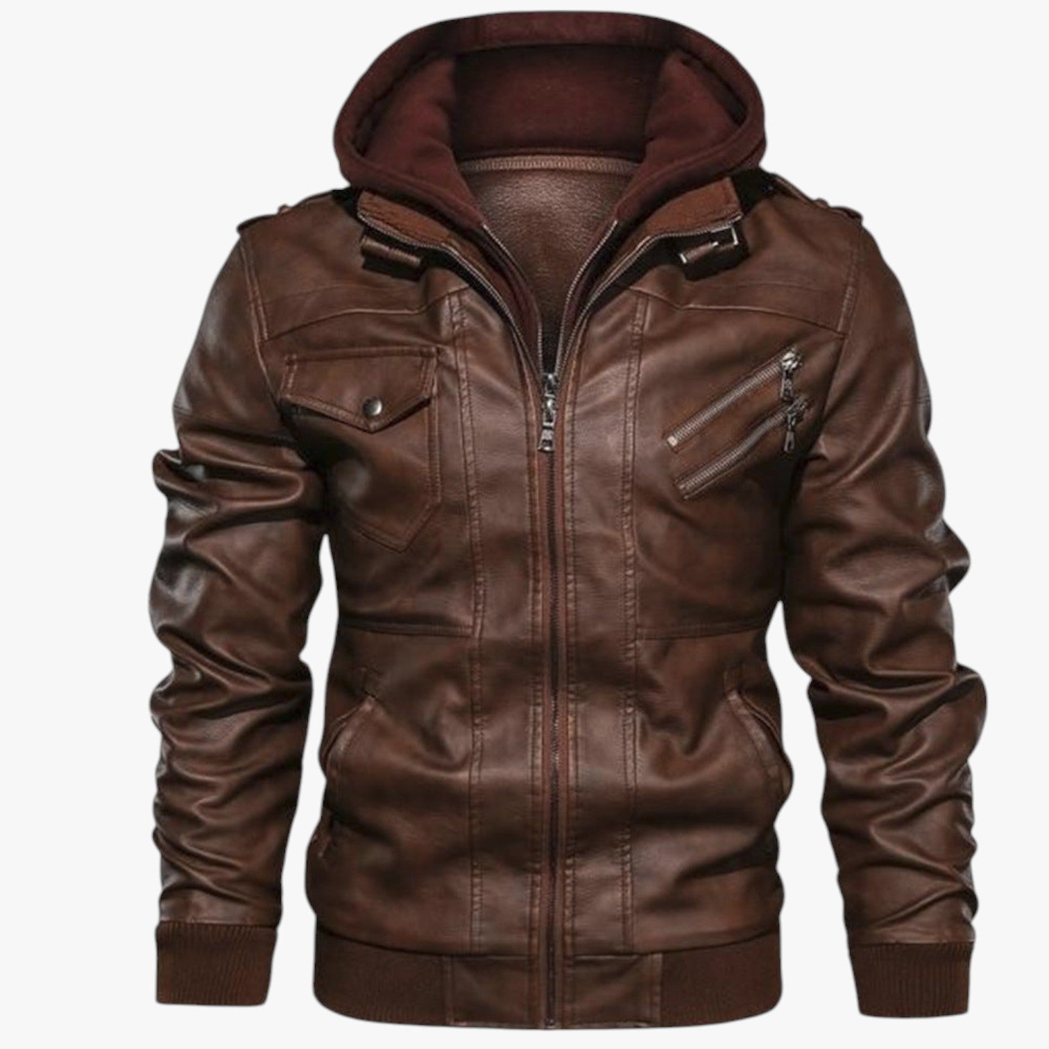 Zeleno - Lederjacke für Herren