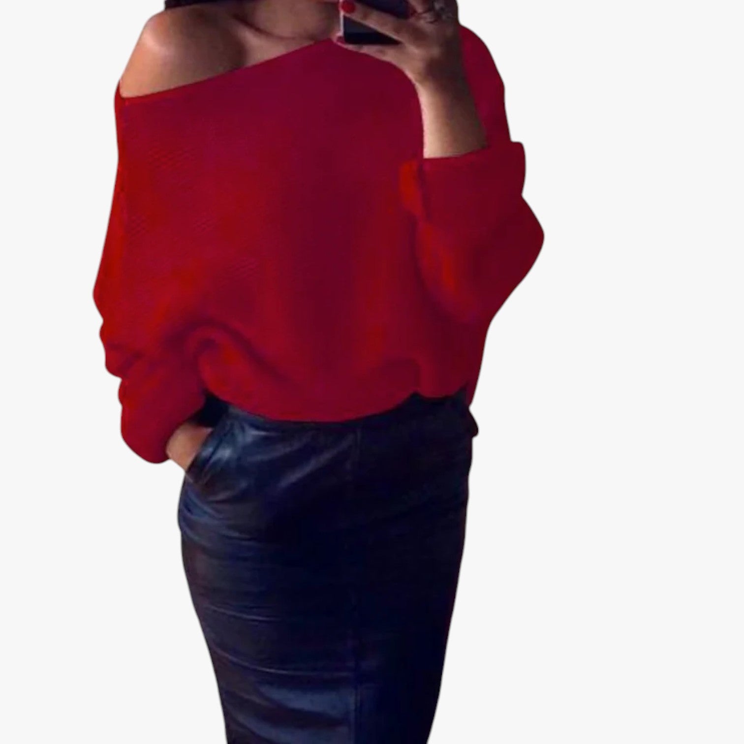 Nyara - Off-Shoulder-Pullover für Damen