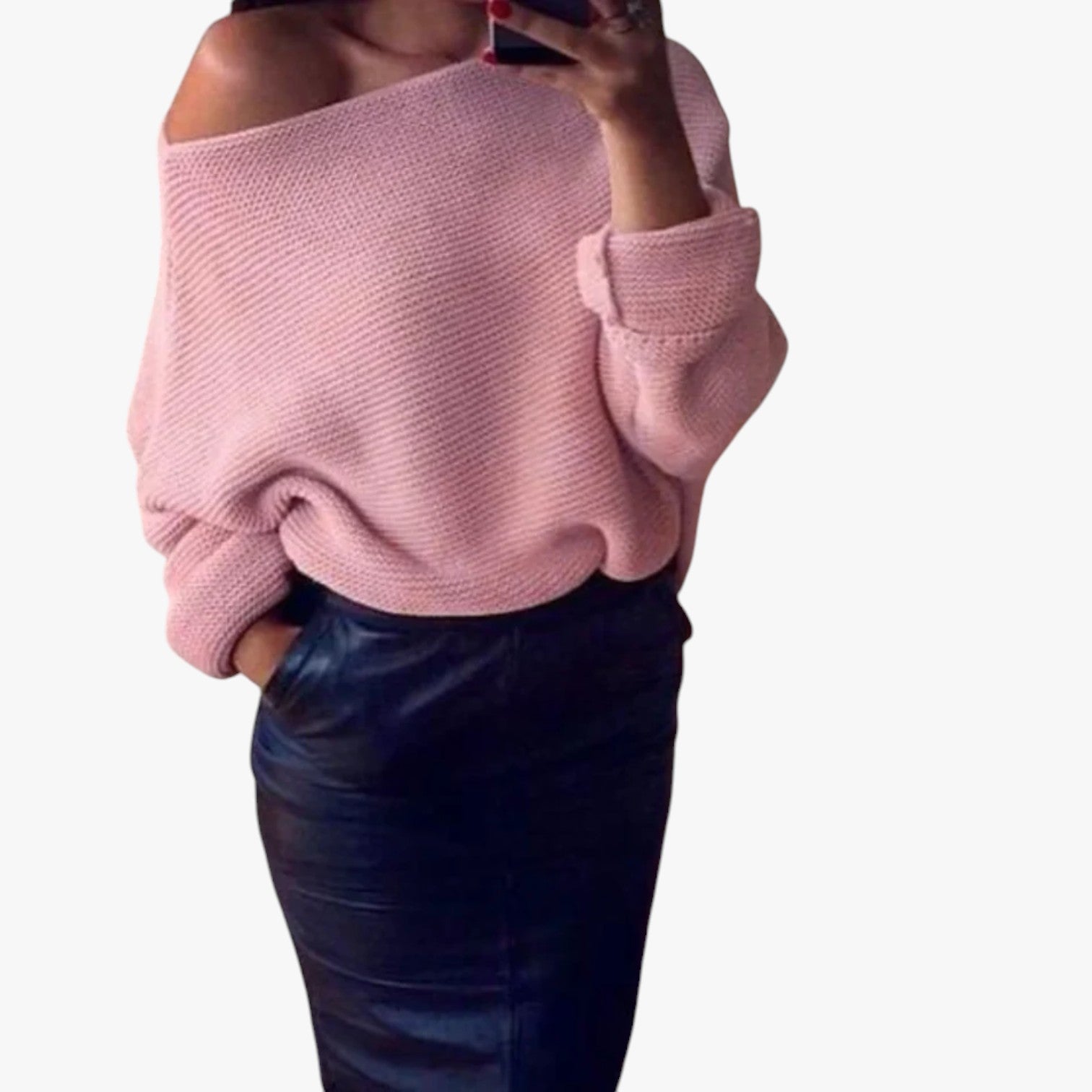 Nyara - Off-Shoulder-Pullover für Damen