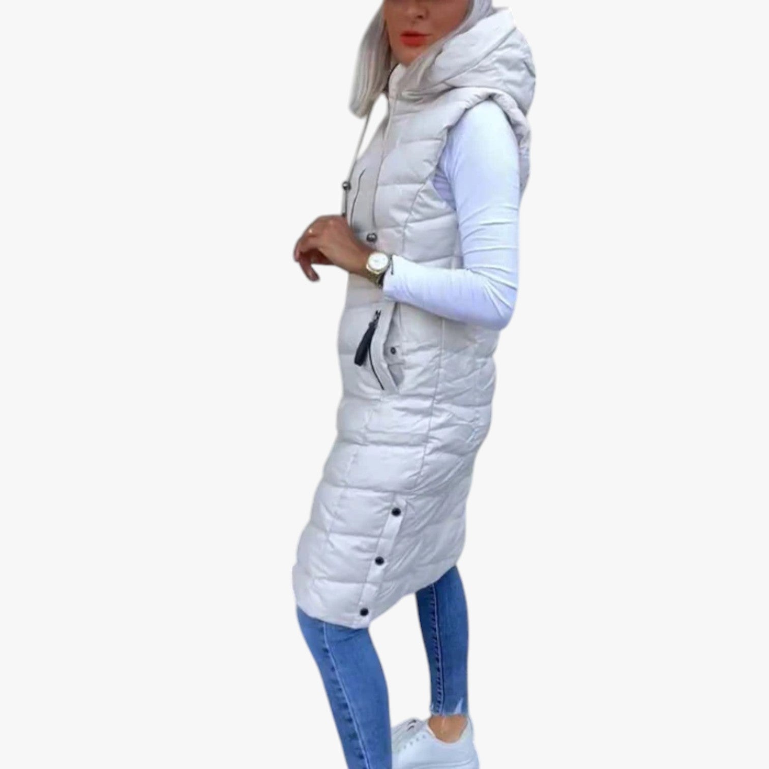 Isela - ärmellose Steppjacke für Damen