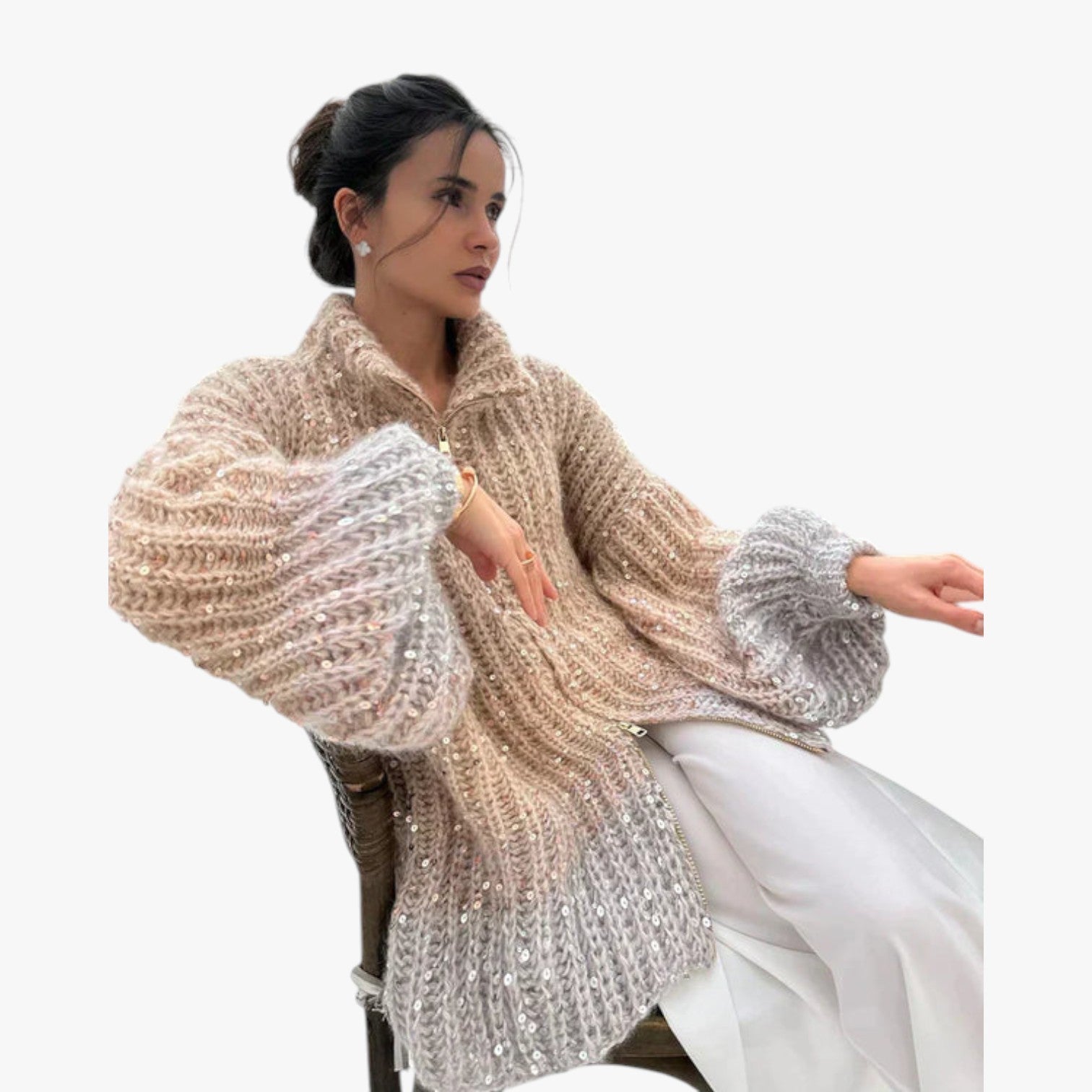 Frizia - Seidenstrickjacke für Damen